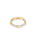 0.76 ct Lab Grown White Diamond Astrid 14k Yellow Gold Band Ring