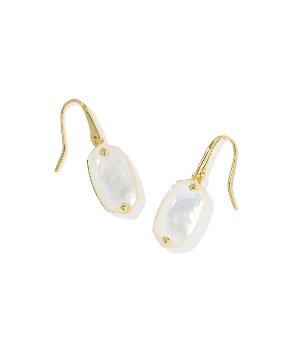 Lee Riveted Gold Drop Earrings