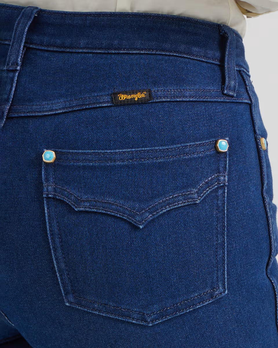 Wrangler® x Yellow Rose by Kendra Scott High Rise Trouser