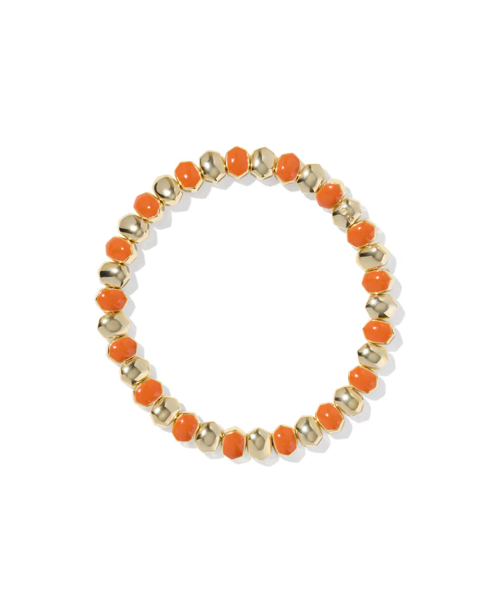 Daphne Enamel Gold Stretch Bracelet