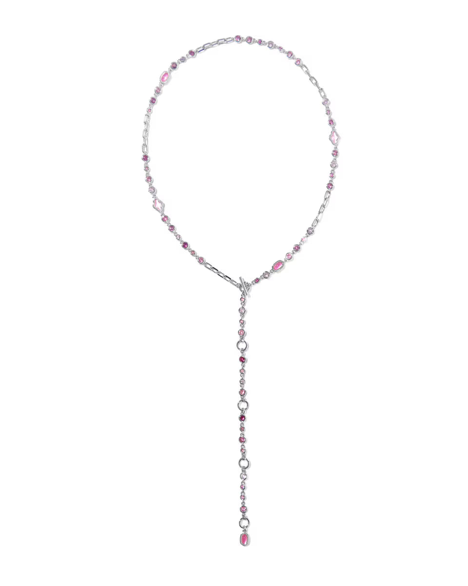 Mini Elisa Abbie Silver Convertible Strand Necklace