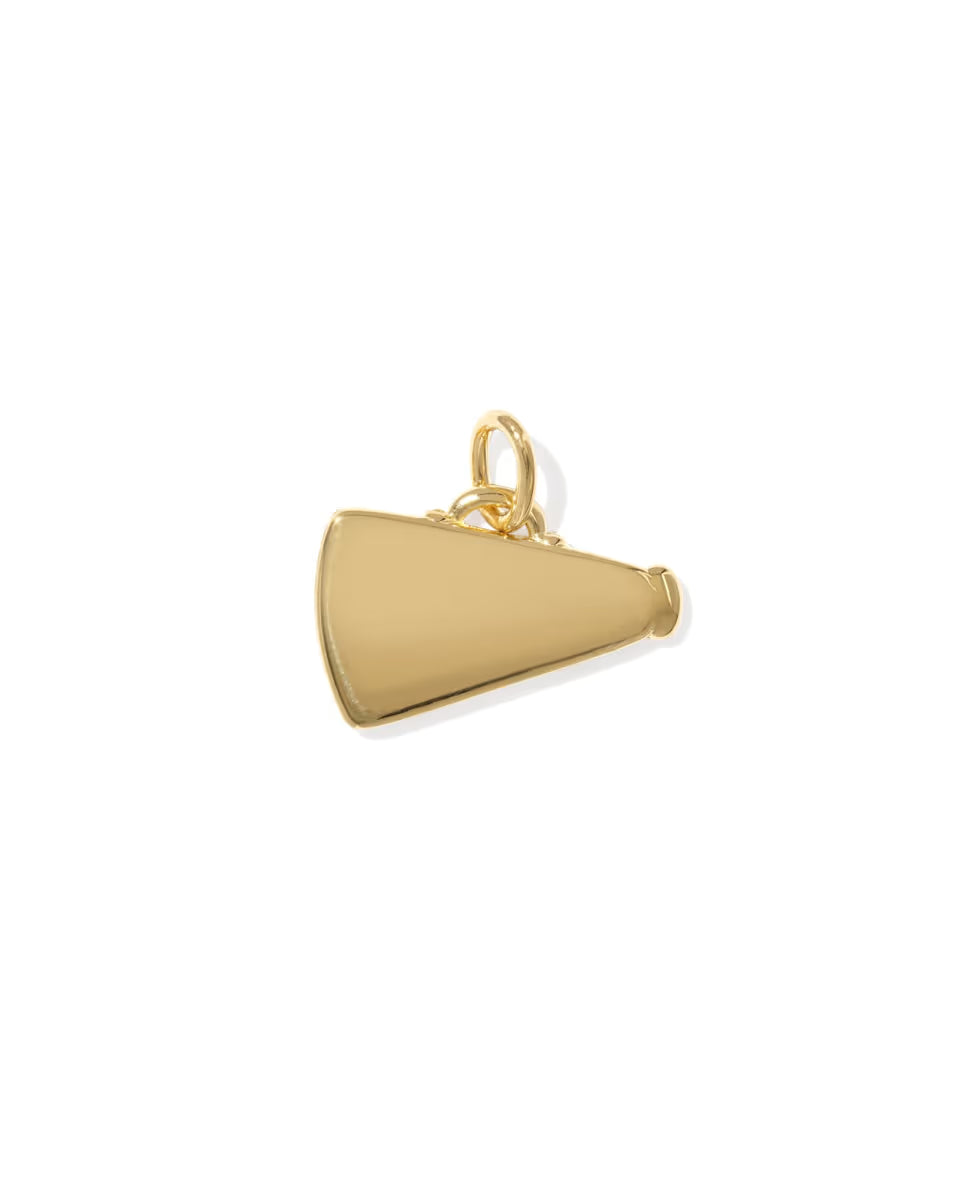 Megaphone Sterling Silver Charm