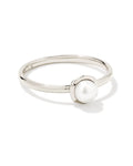 Davie Pearl 18k Gold Vermeil Band Ring in Freshwater Cultured Pearl