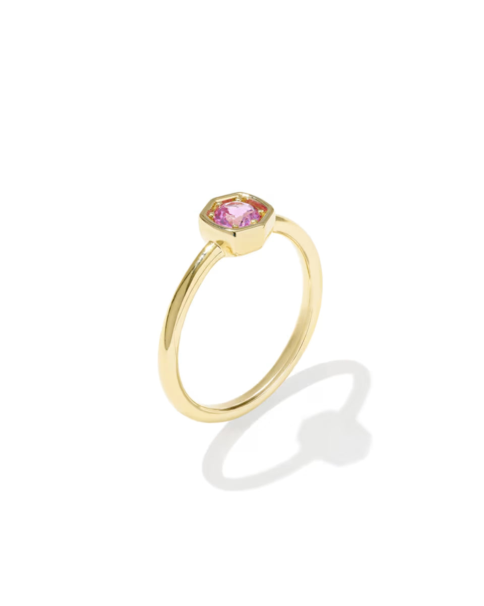 0.36 ct Lab Grown Gemstone Davie 14k White Gold Band Ring