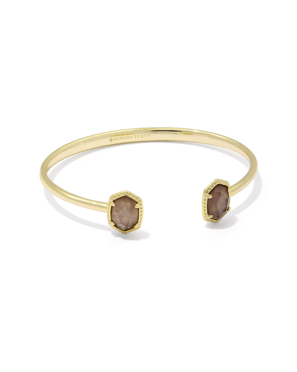 Daphne Gold Frame Cuff Bracelet