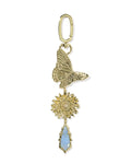 Butterfly Gold Bag Charm