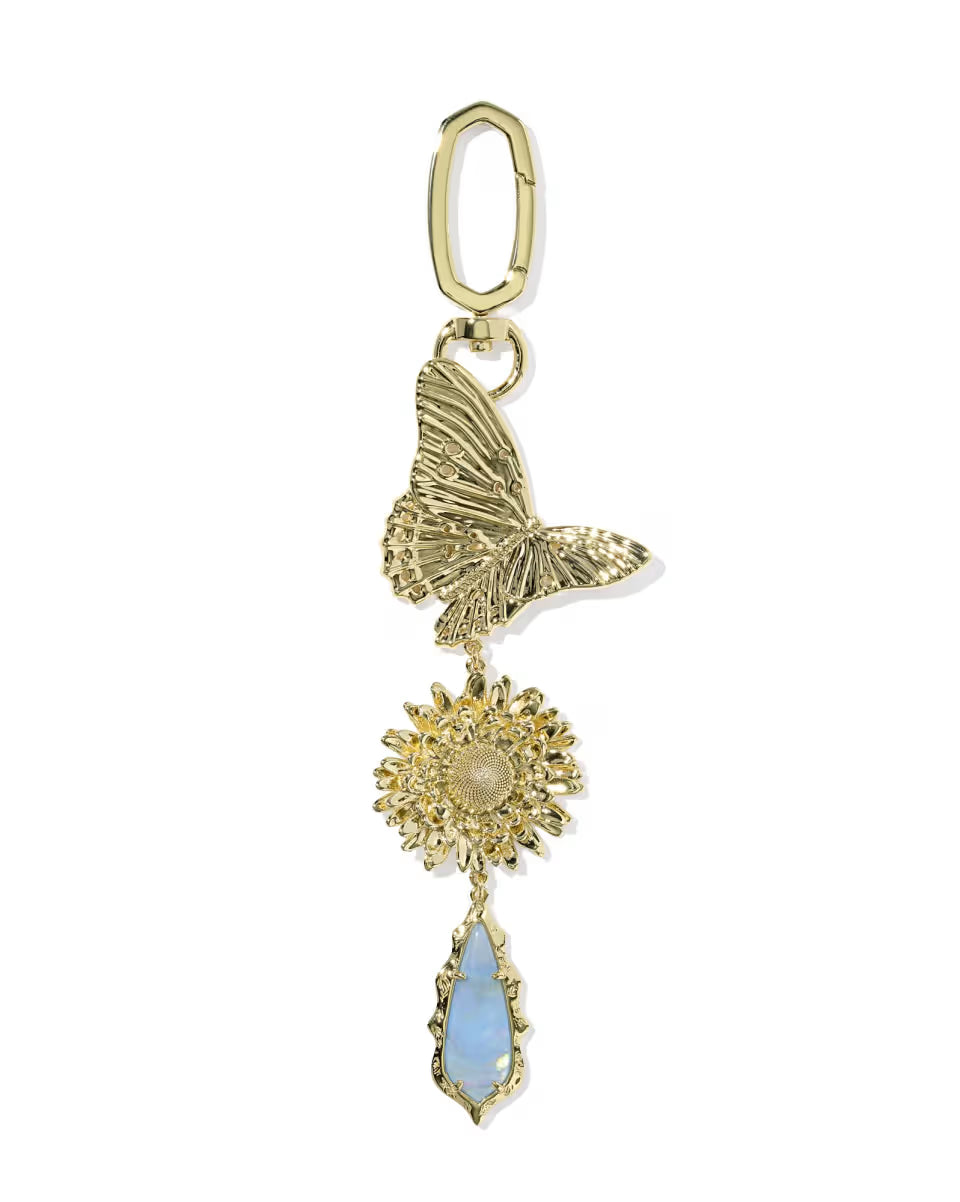 Butterfly Gold Bag Charm
