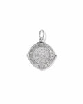 Metal Compass Sterling Silver Charm