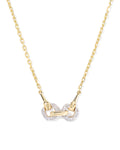 Beau 14k White Gold Short Pendant Necklace