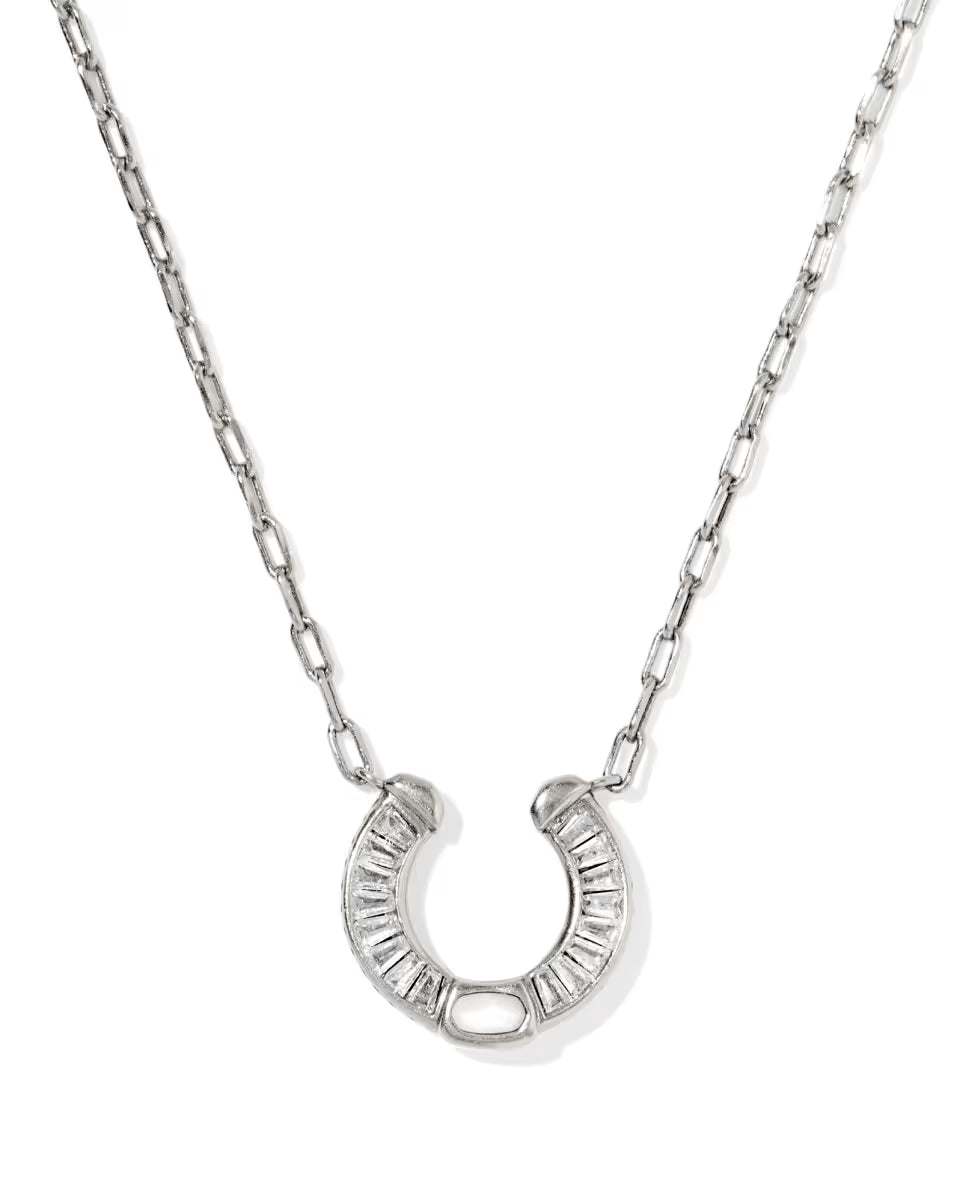 Noble Horseshoe Vintage Gold Short Pendant Necklace