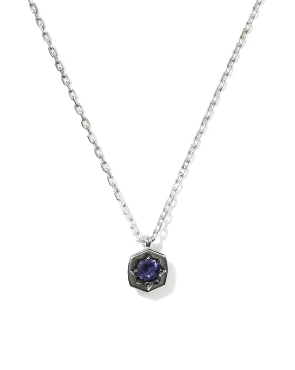 Davie Star Sterling Silver Short Pendant Necklace
