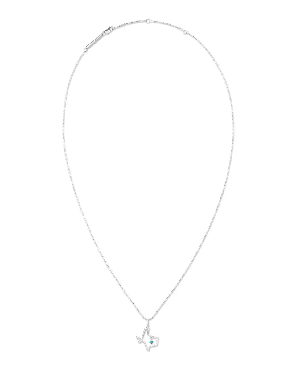 Texas Charm Necklace in Sterling Silver
