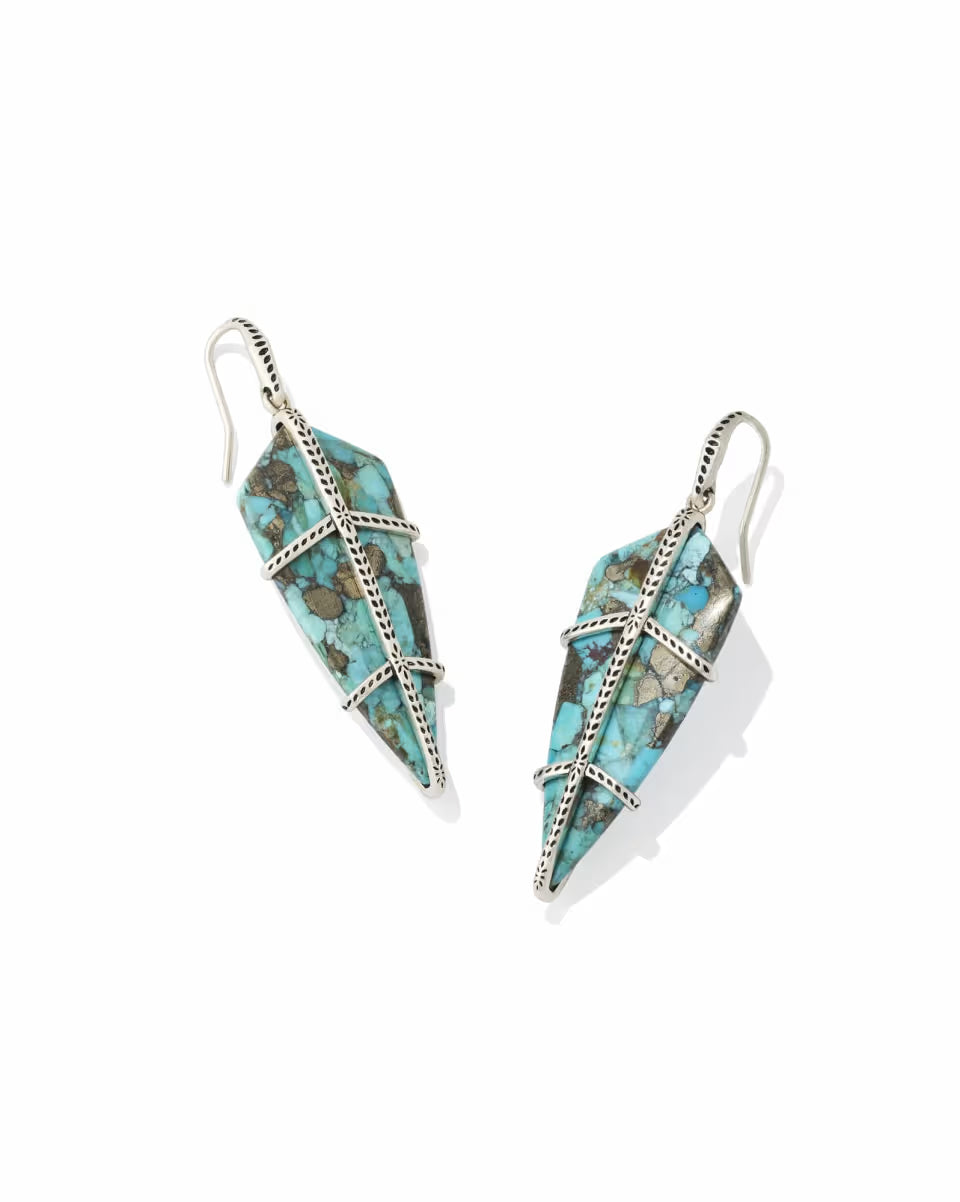 Trinity Vintage Gold Drop Earrings