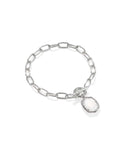 Daphne Convertible Silver Link and Chain Bracelet