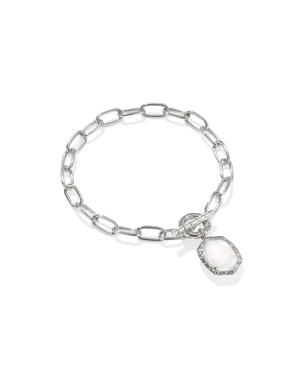 Daphne Convertible Silver Link and Chain Bracelet