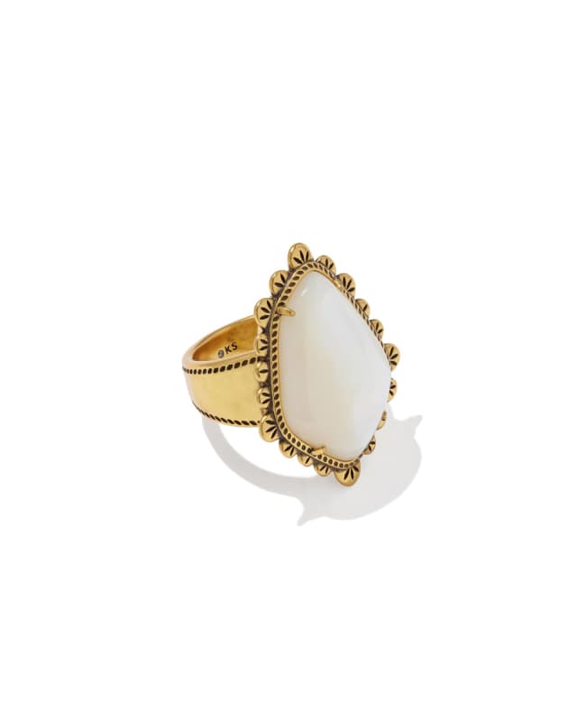 Ellery Vintage Gold Cocktail Ring