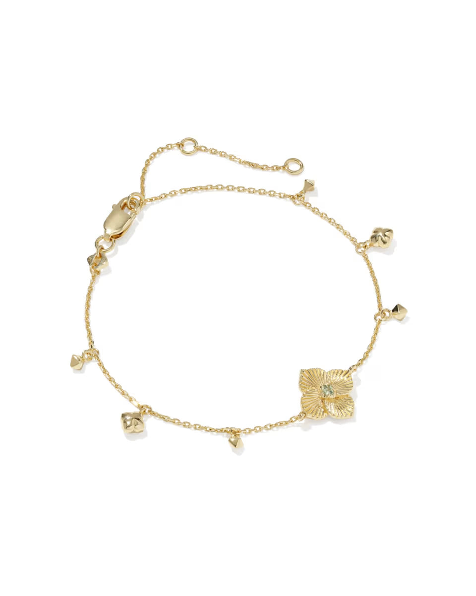 Dira Sunray Sterling Silver Delicate Chain Bracelet