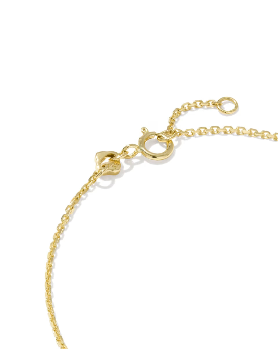 0.46 ct Lab Grown Diamond Adia 14k Yellow Gold Delicate Chain Bracelet