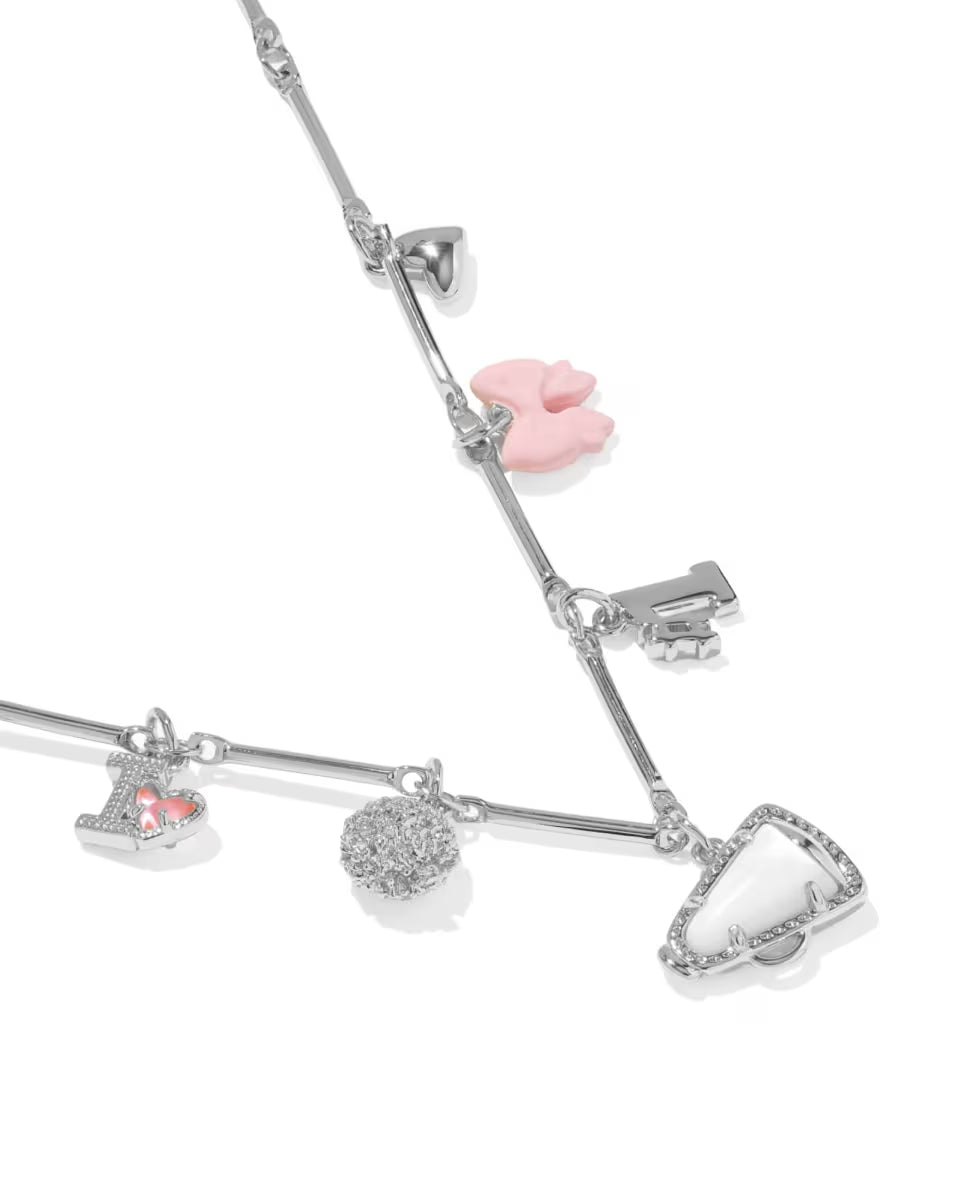 Cheer Gold Charm Necklace