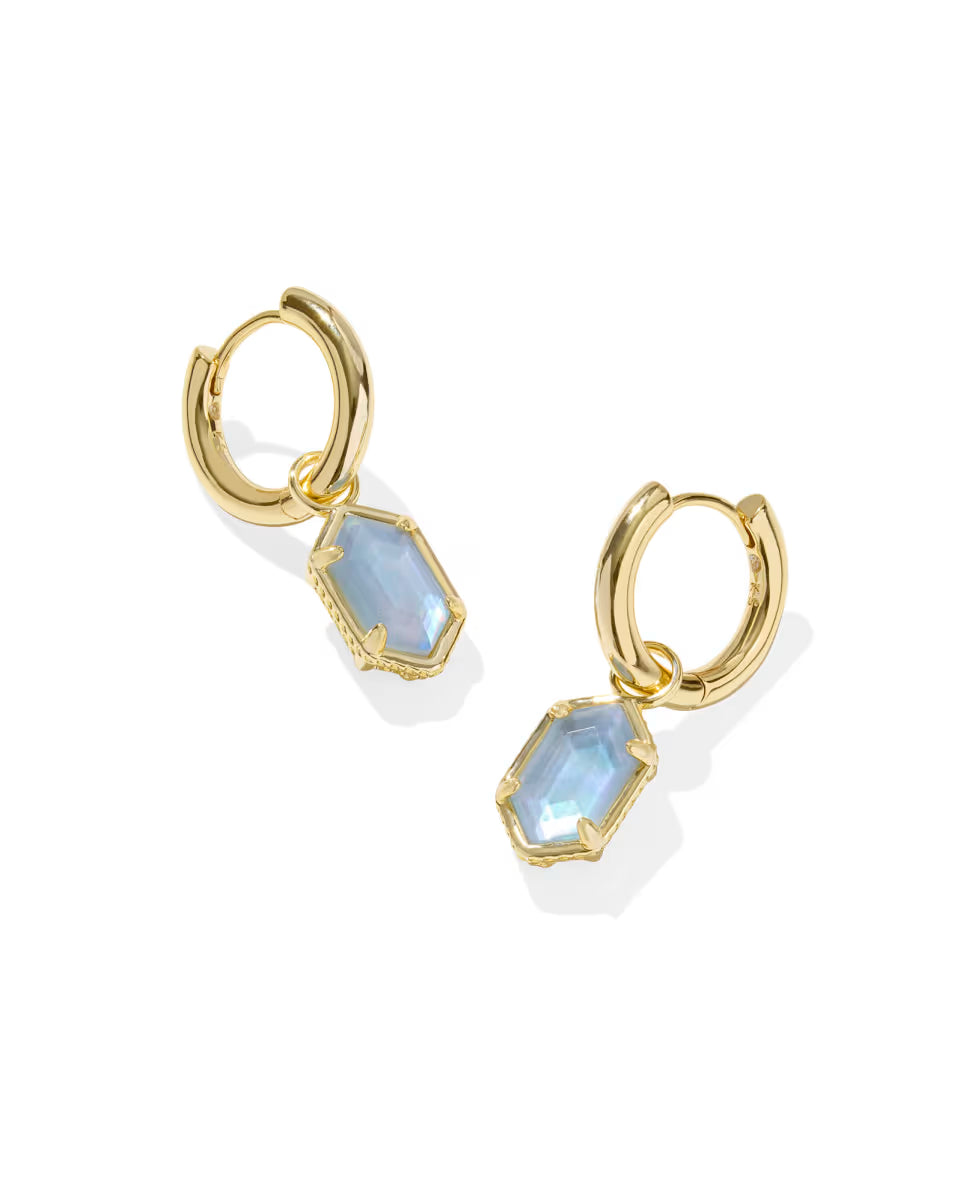 Hallie Gold Huggie Earrings
