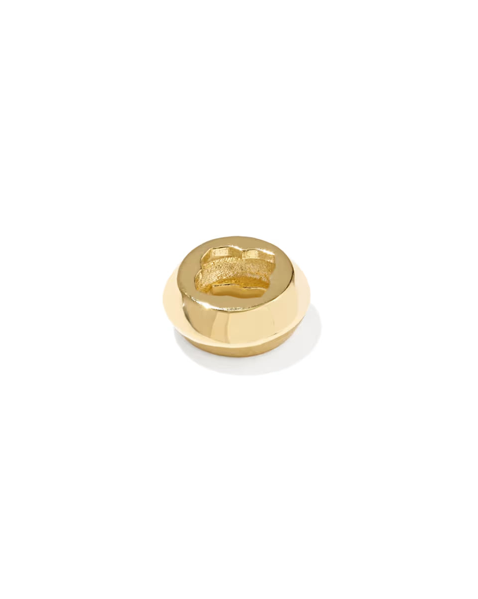 Metal 18k Gold Vermeil Spacer Charm