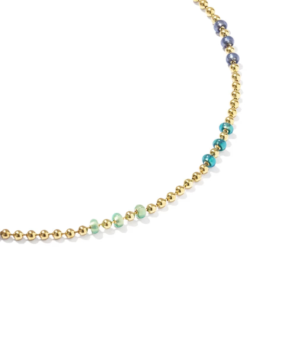 Alice Color Beaded 14k Gold-Filled Chain Bracelet