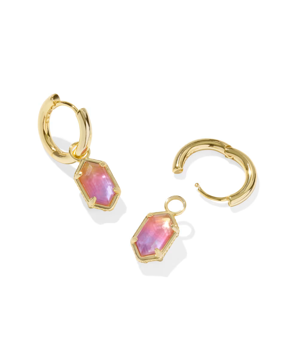 Hallie Gold Huggie Earrings