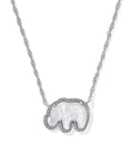 Elephant Gold Short Pendant Necklace