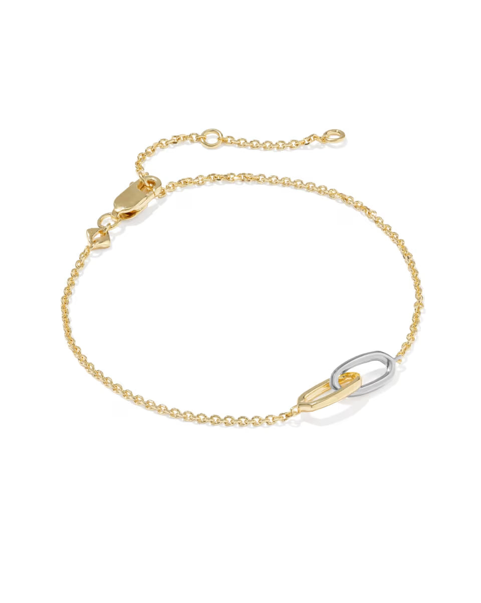Danielle 18k Gold Vermeil Interlocking Bracelet