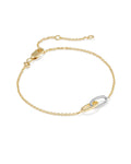Danielle 18k Gold Vermeil Interlocking Bracelet