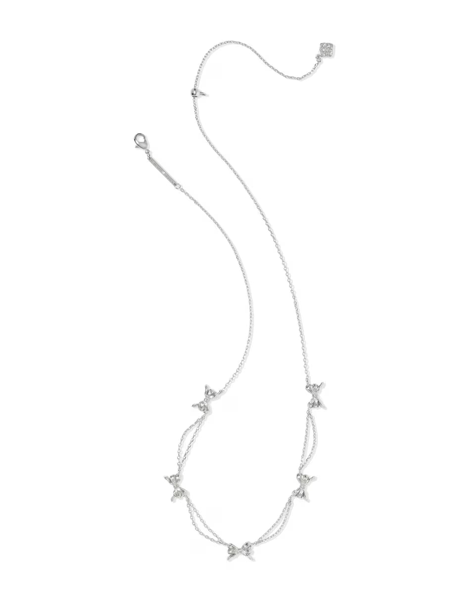 Bow Gold Strand Necklace