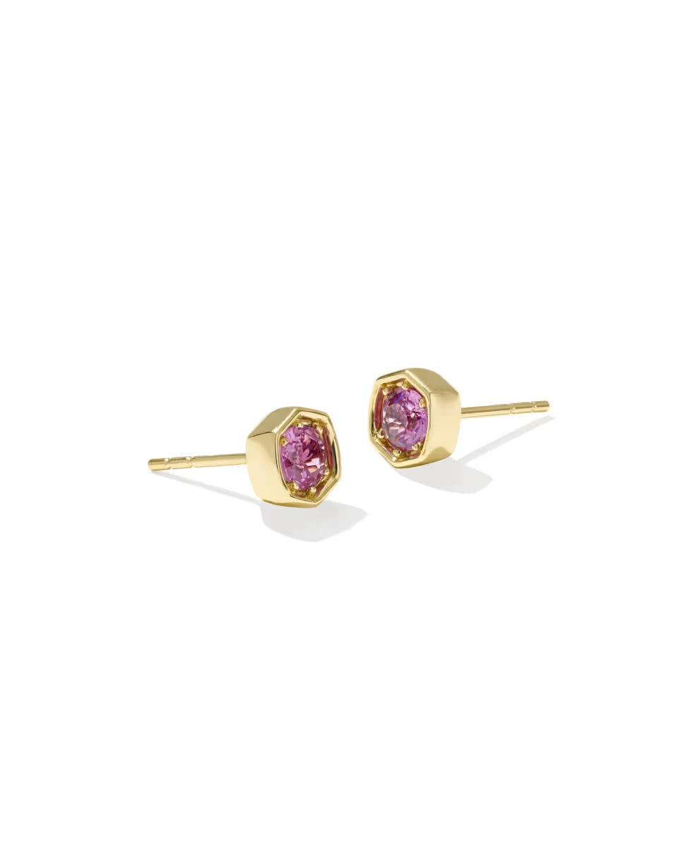 0.36 ct Lab Grown Gemstone 14k White Gold Davie Studs