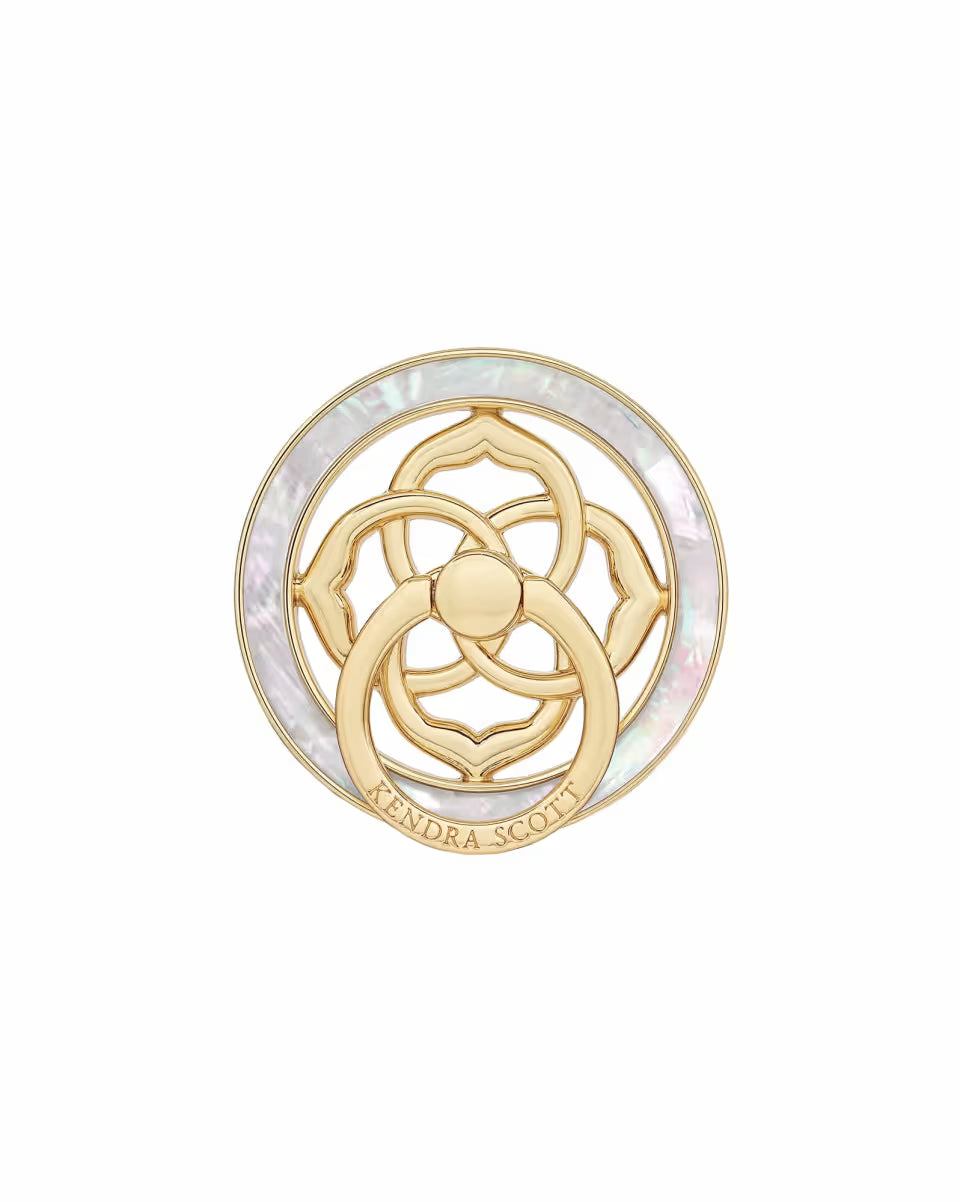 Magnetic Gold Black Mother-of-Pearl Ring Stand