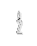 Metal Letter D Sterling Silver Charm