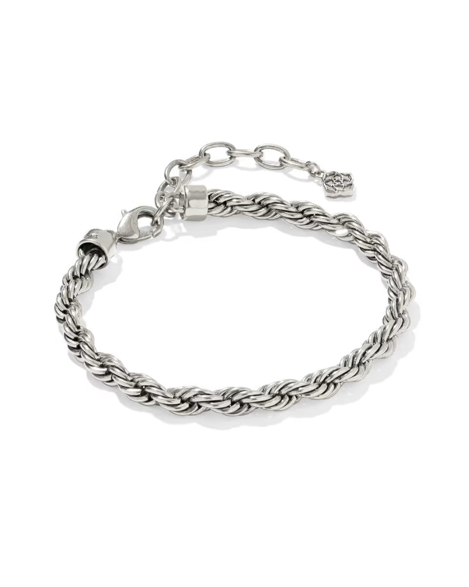 Noble Rope Link and Chain Bracelet in Vintage Gold