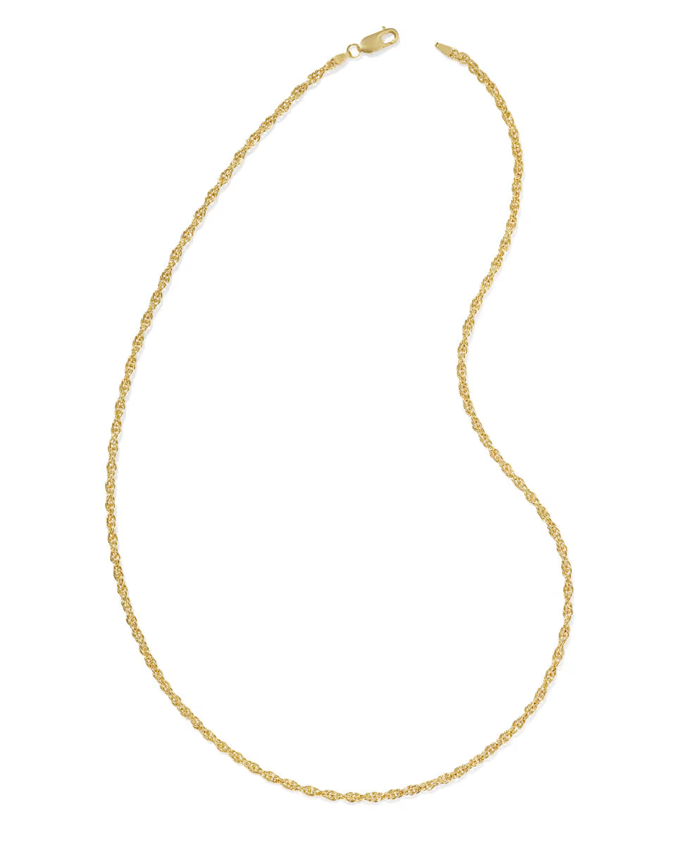Ryan Rope Chain Necklace in Oxidized Sterling Silver