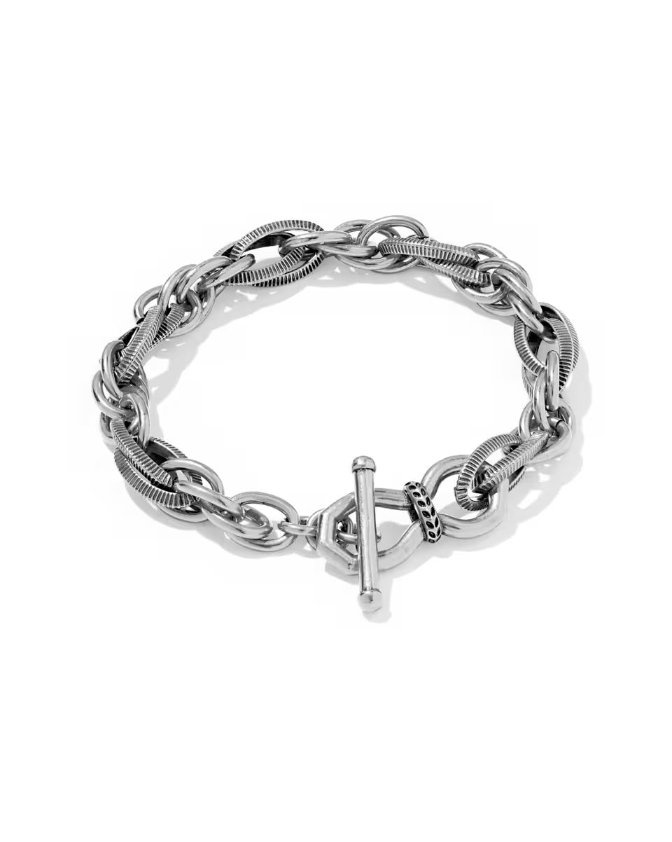 Melina Vintage Gold Link and Chain Bracelet