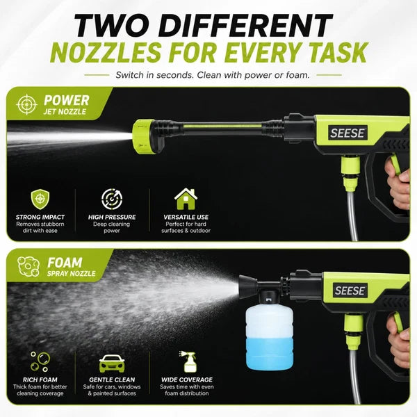 AquaJet™ Cordless Portable Pressure Washer