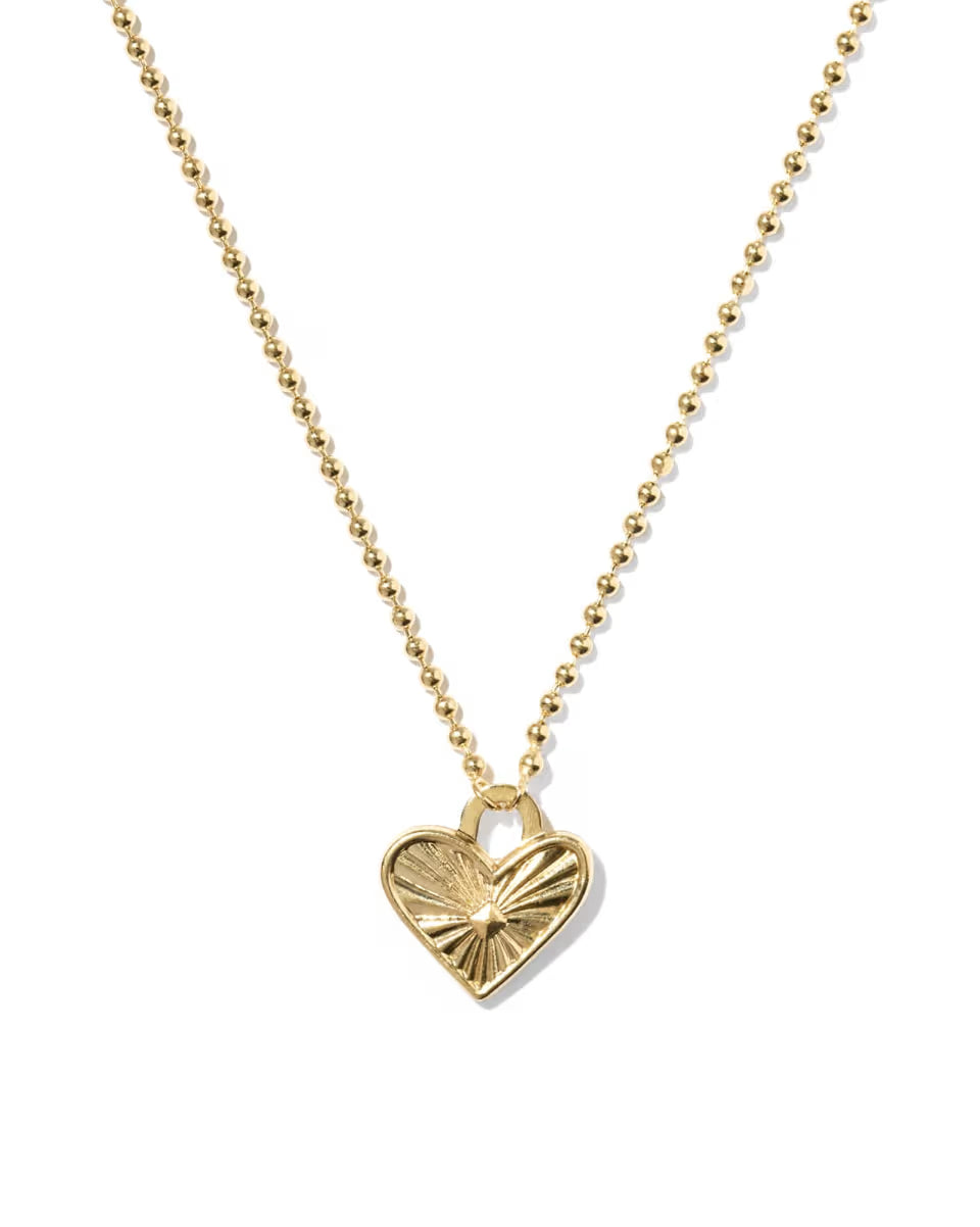 Ari Heart Beaded 14k Gold-Filled Necklace