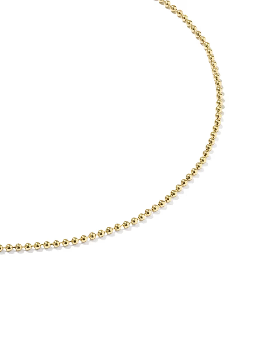 Cheryl Beaded 14k Gold-Filled Chain Anklet