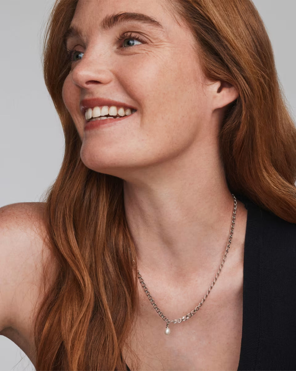 Oakland Pearl Gold Chain Necklace