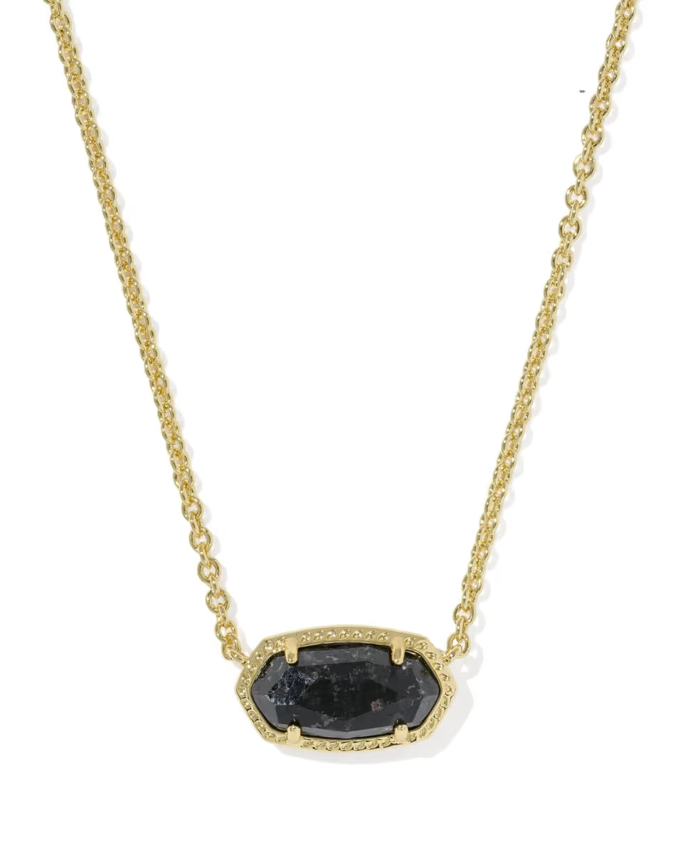Elisa Gold Boo Short Pendant Necklace
