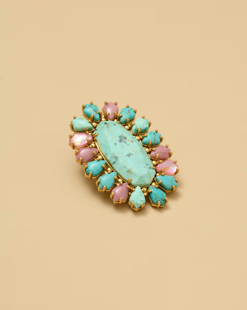 Flynn Vintage Gold Hat Pin
