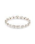 0.15 ct Nicolette 14k White Gold Band Ring in White Diamond