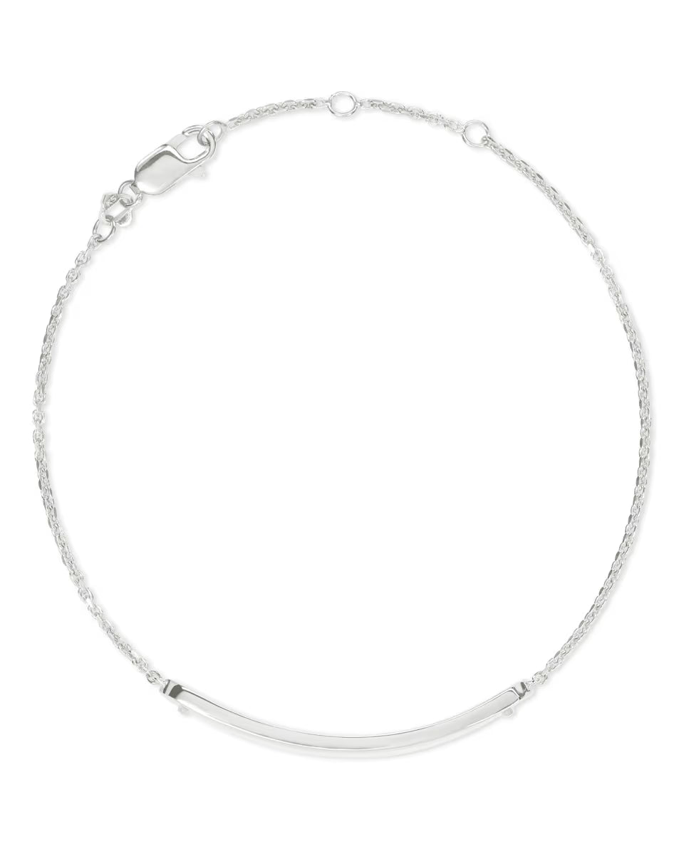 Mattie Bar Delicate Bracelet in 18k Gold Vermeil