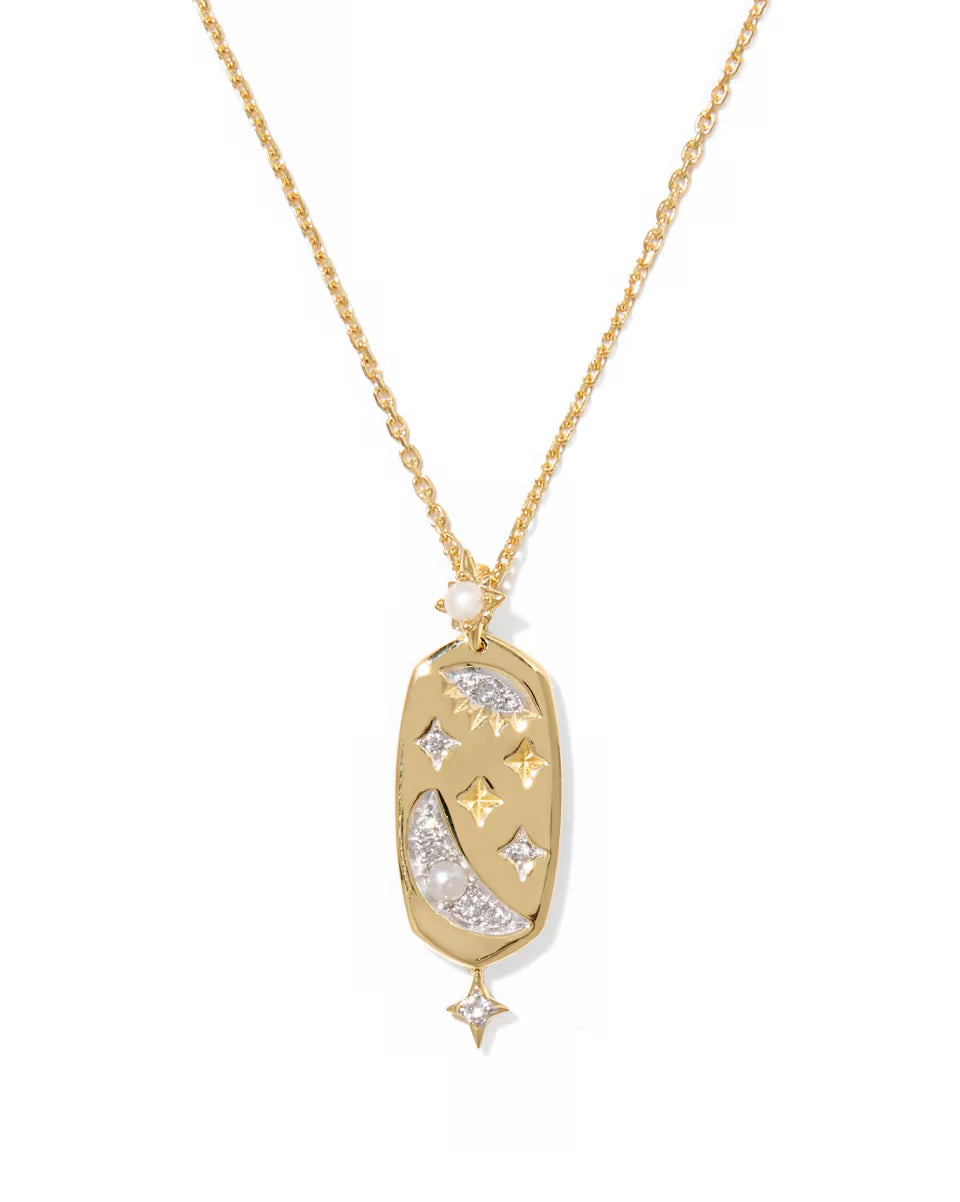 Skye Celestial 18k Yellow Gold Vermeil Pendant Necklace
