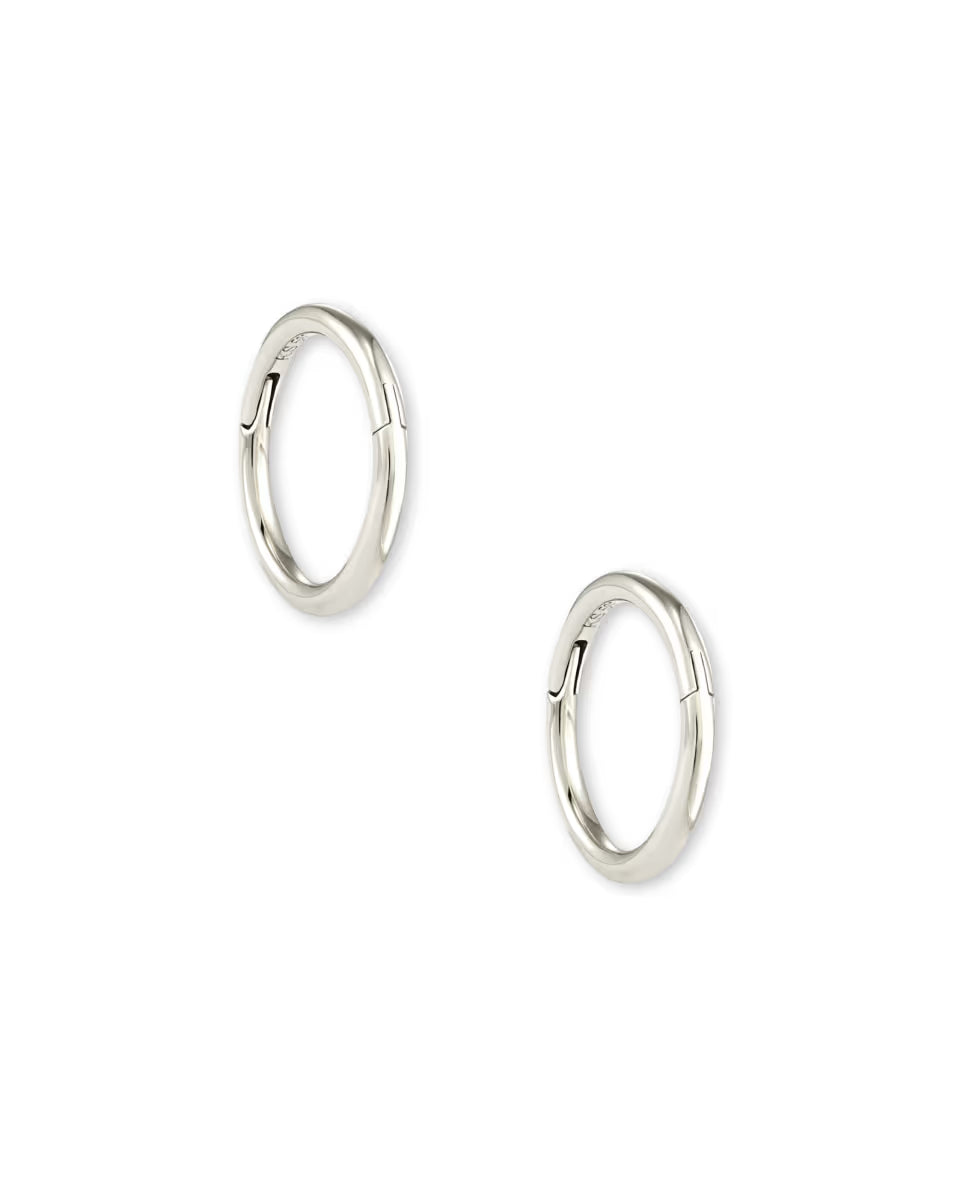 Gina Seamless Huggie Earrings in 14k Yellow Gold