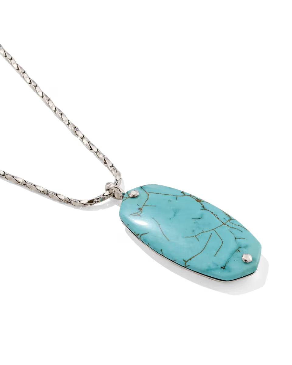Danielle Riveted Gold Long Pendant Necklace