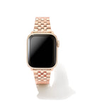 Alex 5 Link Watch Band in Black Stainless Steel