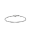 2.2 ct Lab Grown White Diamond Tennis Bracelet in 14k White Gold
